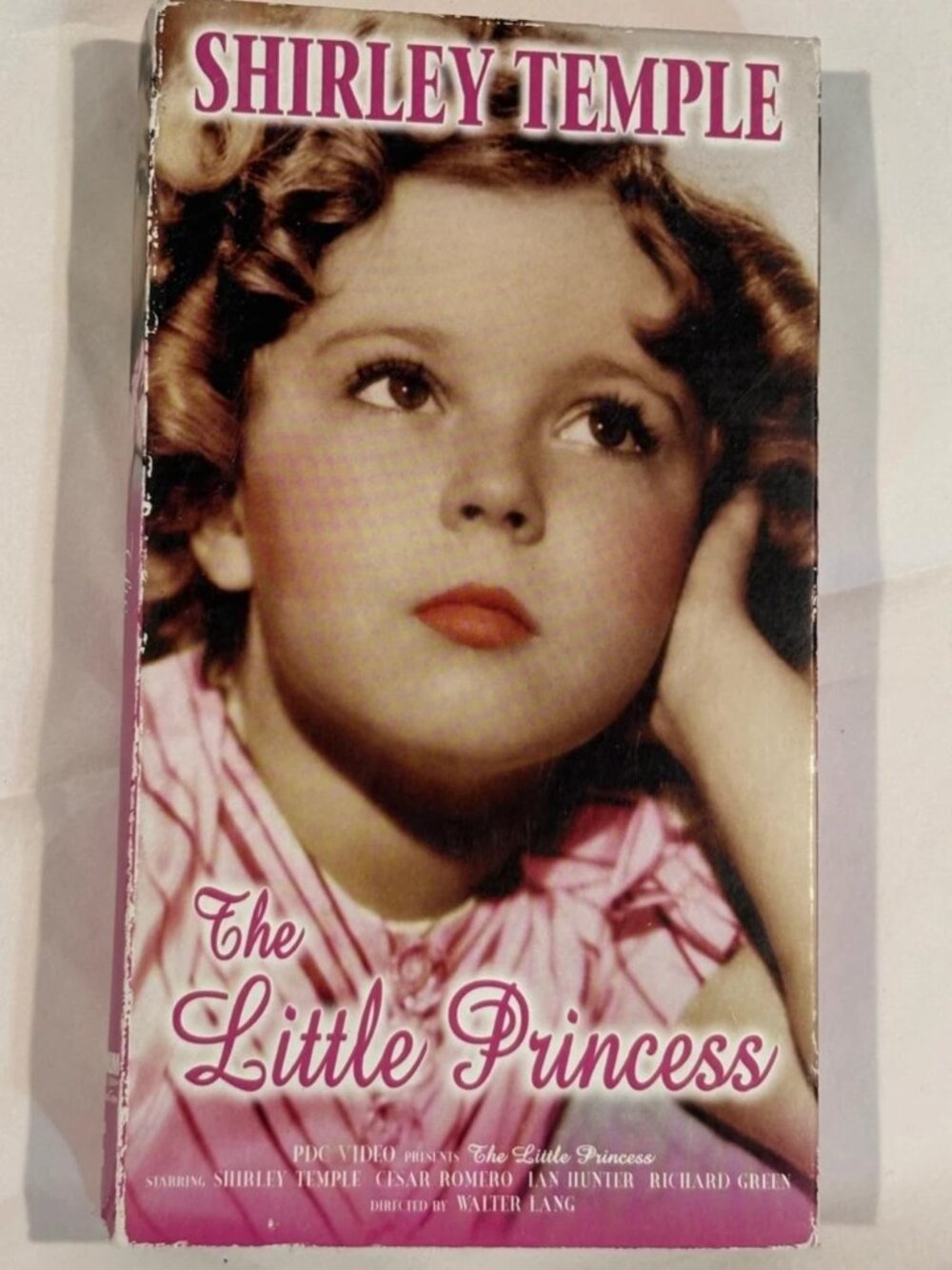 Shirley Temple The Little Princess VHS Tape Vintage Family Movie Video
